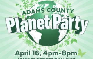 Adams County Planet Party Flyer