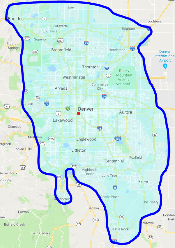 Pet Scoop Service area 2019 filled